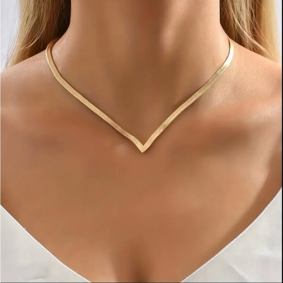 Jewelry - Herringbone Chain Necklace